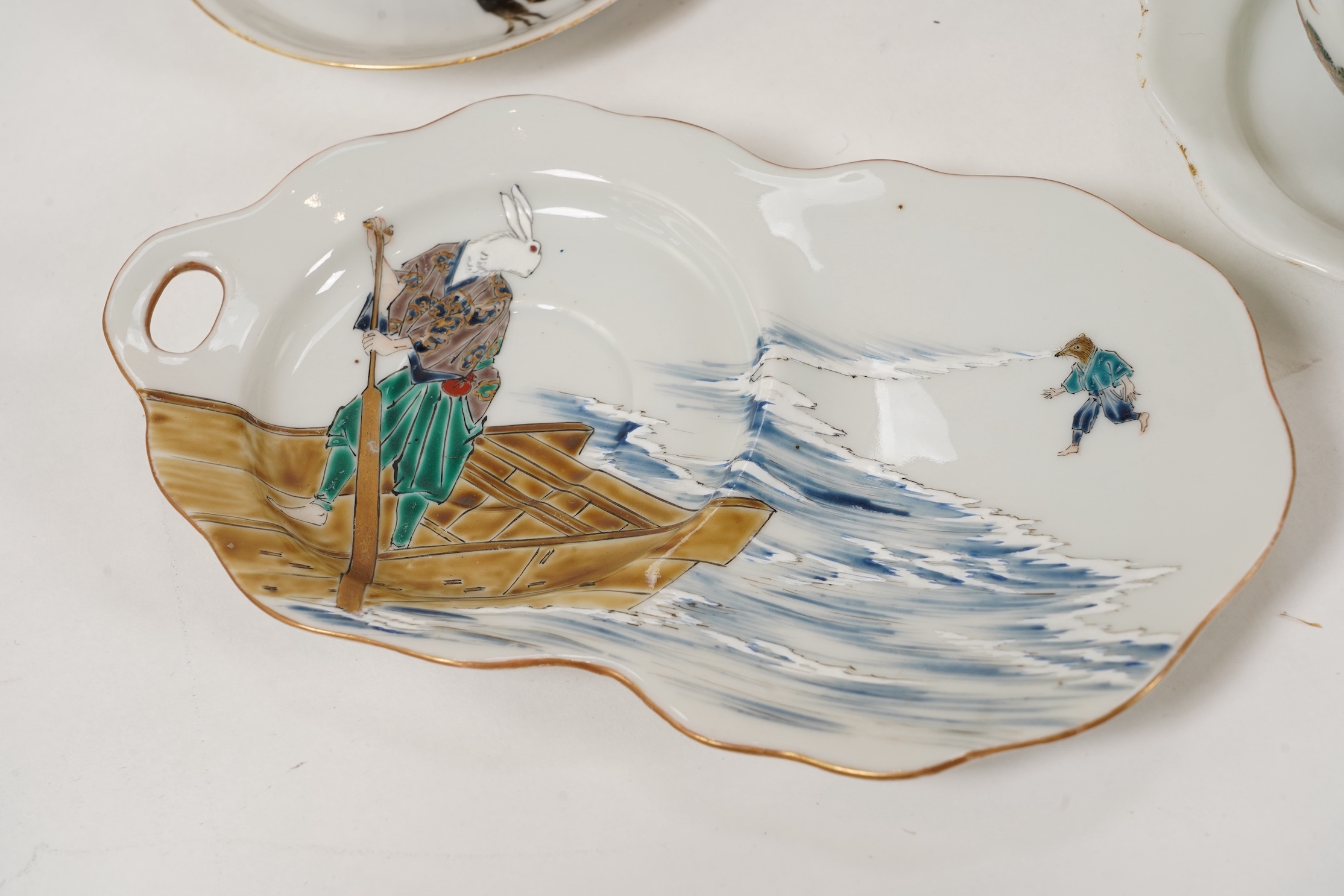 Shoko Takebe for Thomas B. Blow, a fine Japanese eggshell porcelain tea and coffee set, dated 1905